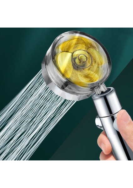 Yağmur Duş Başlığı Turbo Pervane Showerhead Dropshipping Moda Morden Su Tasarrufu Musluk Banyo Duşları Için (Yurt Dışından)