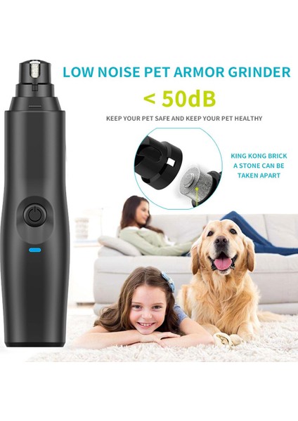 Evcil Hayvan Çivi Düzeltici Clipper Köpek Yavrusu Kedi Pençe Pençe Toe Pet Tırnak Değirmeni Bakım Pet Elektrikli Pedikür Bakım Aracı | Köpek Çivi Makası (Yurt Dışından) fiyatları