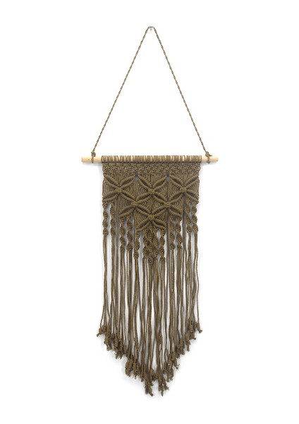 40 * 70 cm Dokuma Duvar Sanatı Boho Stil En Iyi Hediye Duvar Asılı Makrome Goblen Kelebekler Desen El Yapımı Ev Dekor | Dekoratif Gobiyeller (Kahverengi) (Yurt Dışından)
