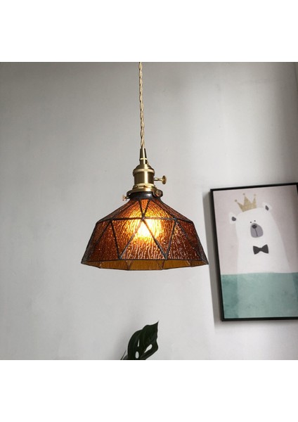Pirinç Cam Koridor Lambası Sundurma Bar Tezgahı Restoran Balkon Başucu Otel Konuk Evi Dekorasyon Küçük Avize (Yurt Dışından) modelleri