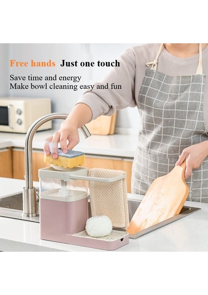 Yeni Paslanmaz Çelik Musluk Depolama Rafları Lavabo Ayarlanabilir Bez Sünger Drenaj Mutfak Sabun Rafı Banyo Saklama Sahipleri Raflar | Mutfak Gadget Setleri (Pembe) (Yurt Dışından) fiyatları
