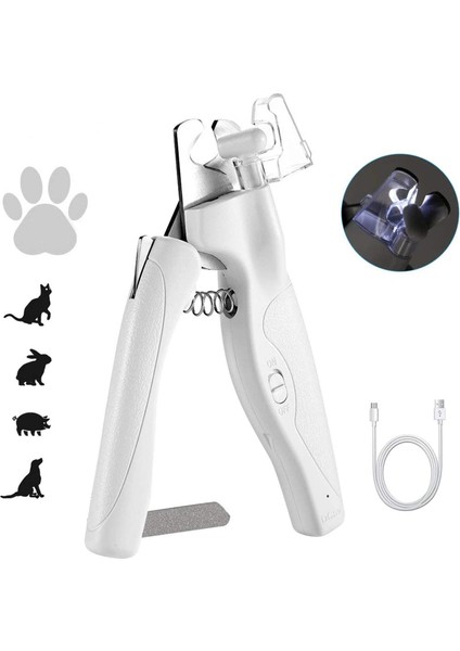 Tımar Seti Aracı Pet Tırnak Kesme Köpek Pençe Makas Tırnak Giyotin Kediler Tırnak Dosya Giyotin Değirmeni Pet Malzemeleri Kediler Için Hayvan | Köpek Tırnak Makası (Beyaz) (Yurt Dışından) fiyatları