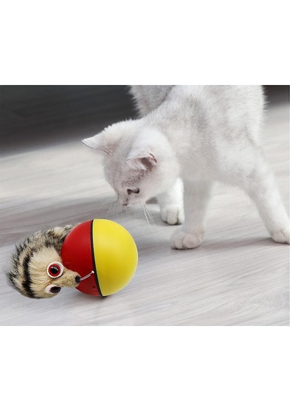 Motorlu Top Pet Oyuncak (Kırmızı Sarı) (Yurt Dışından) modelleri