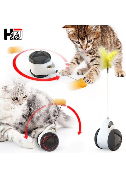 Kediler Için Tumbler Salıncak Oyuncaklar Yavru Kedi Interaktif Denge Araba Kedi Kovalayan Oyuncak Catnip Chasing Oyuncak Dropshipping Için Komik Pet Ürünleri | Kedi Oyuncakları (Yeşil) (Yurt Dışından)