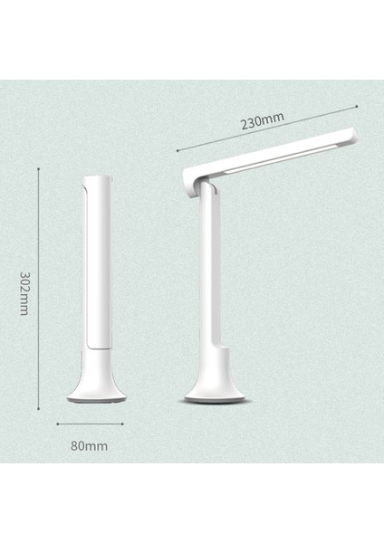 USB Akıllı Şarj Okuma Göz Koruma Başucu Öğrenme Masa Lambası Dokunmatik Katlanır Öğrenci ve Çocuk Yurdu Gece Işığı (Yurt Dışından)