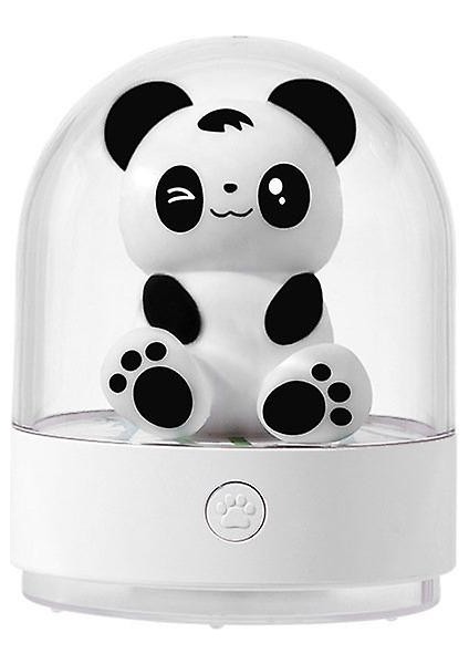 Gece Lambası Çocuk Bebek Gece Lambası Panda USB Şarj ile LED Gece Lambası Abd Odası, Bebek Odası, Yatak Odası, (Beyaz) (Yurt Dışından)
