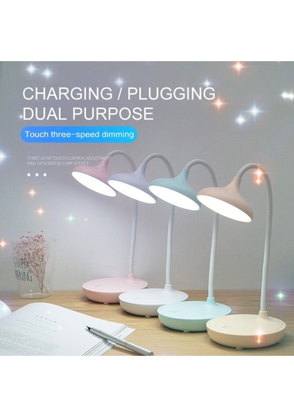3 Modlar Ayarlanabilir LED Masa Lambaları Başucu Okuyan Işıklar Masa Işık Dokunmatik Kontrol Masa Lambaları Gece Okuma Işık USB Lambaları | Masa Lambaları (Yurt Dışından) fiyatları