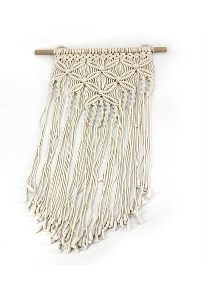 40 * 70 cm Dokuma Duvar Sanatı Boho Stil En Iyi Hediye Duvar Asılı Makrome Goblen Kelebekler Desen El Yapımı Ev Dekor | Dekoratif Gobiyeller (Bej) (Yurt Dışından) modelleri