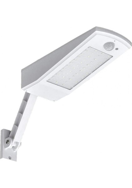 48 LED 4500 Mah Güneş Işık 900LM IP65 Ayarlanabilir Destekli Su Geçirmez Açık Lamba Siyah, 120 Hareket Sensörü Işıkları (Beyaz) (Yurt Dışından)