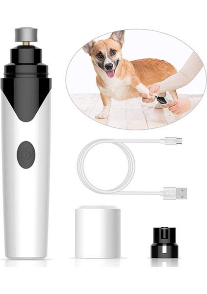 Elektrikli Pet Tırnak Öğütücü Giyotin USB Şarj Şarj Edilebilir Kedi Köpek Tırnak Makası Paletler Paws Tırnak Kesici Bakım Düzeltici Araçları | Köpek Tırnak Makası (Yurt Dışından) fiyatları