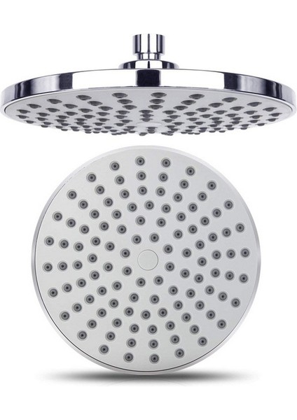 8 Inç Banyo Üst Sprey Duş Yuvarlak Galvanik Üst Duş Başlığı Duş Bataryası Ultra Ince Büyük Yağış Duş Başlığı | Duş Başlıkları (Yurt Dışından) fiyatları