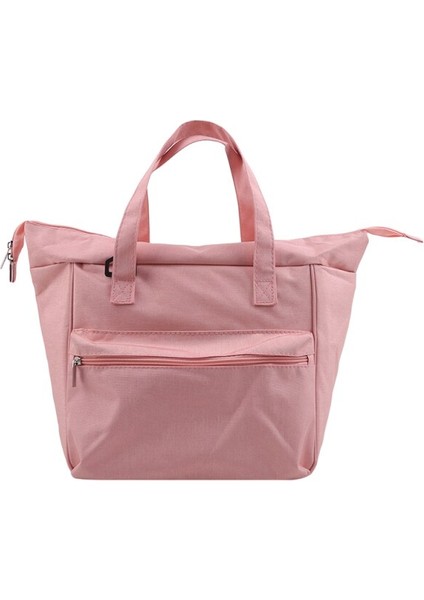 Soğutucu Çanta Su Geçirmez Naylon Taşınabilir Fermuar Termal Oxford Kadınlar Için Uygun Öğle Yemeği Kutusu Tote Gıda (Pembe) (Yurt Dışından)