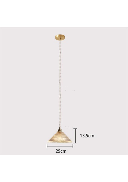 Cam Pirinç Yemek Odası Yatak Odası Başucu Küçük Avize Nostaljik Retro Homestay Bar Koridor Ins Lamba (Yurt Dışından) fırsatları