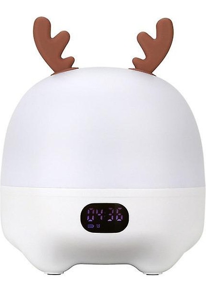 LED Yıldızlı Gökyüzü Projektör Çocuk Gece Lambası, Galaxy Projektör 360 ° Dönme, Bluetooth Hoparlör, Saat ve Alarmlı Işıkların 7 Renkleri, (Beyaz) (Yurt Dışından)