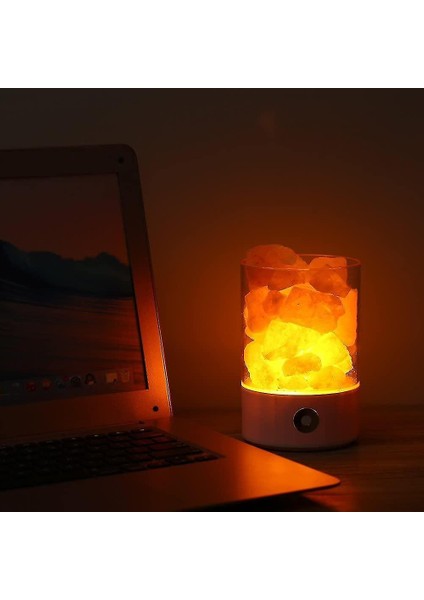 Lambalar Doğal Himalaya Tuz Lambası USB Gerçek Himalayalar Himalaya Pembe Tuz Kristal Kaya Lambası Için Iyi (Yurt Dışından)