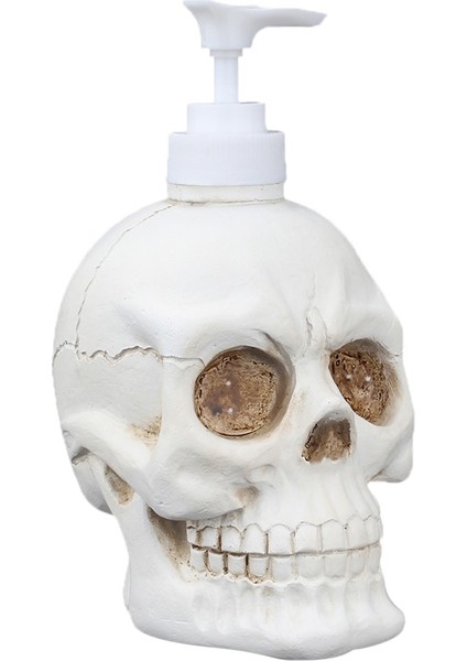 350 ml Yaratıcı Kafatası Şekil Köpük Şişe Sıvı Sabun Şişeleme Banyo Otantik Cranium Reçine Duş Jel Köpük Pompa Şişeleri | Taşınabilir Sabunluk (Yurt Dışından)