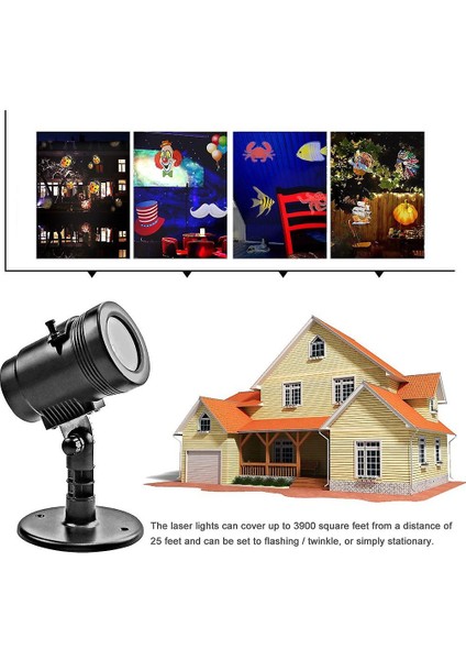 LED Film Lazer Işık Dekoratif Mood Işık Kapalı Açık Noel Partisi Için (Yurt Dışından) modelleri