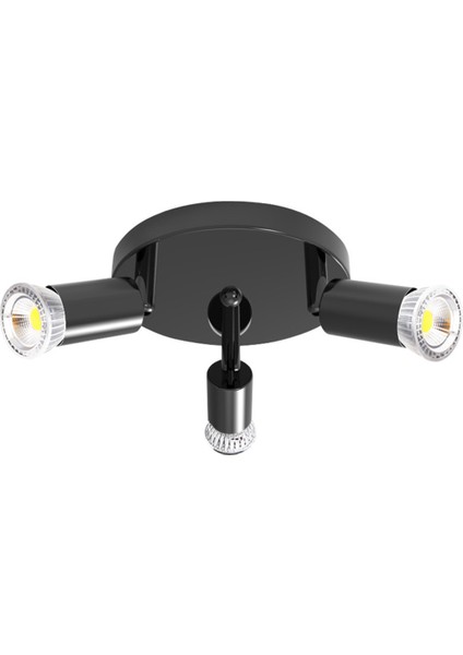 15 cm Kare Spot, 220 V Spot * 3 Döndürebilir Yukarı ve Aşağı Döndürür Ferforje Tavan Lambası, Yatak Odası Koridor Balkon Koridor Koridor Tavan Işık (Yurt Dışından)