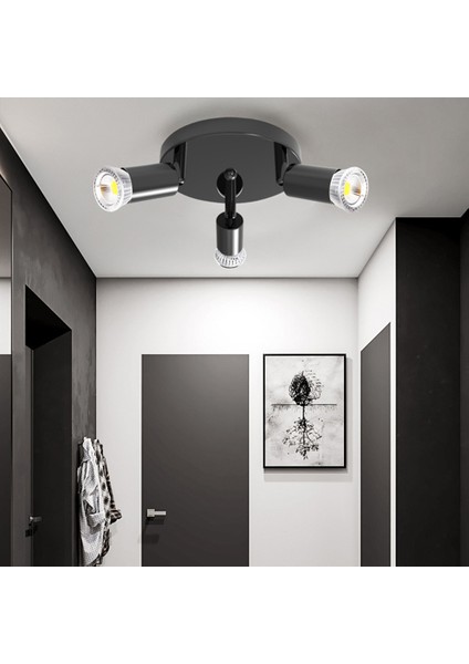 15 cm Kare Spot, 220 V Spot * 3 Döndürebilir Yukarı ve Aşağı Döndürür Ferforje Tavan Lambası, Yatak Odası Koridor Balkon Koridor Koridor Tavan Işık (Yurt Dışından) fiyatları