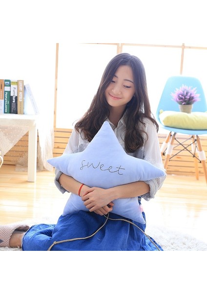 45 cm Bebek Yastık Oyuncaklar Yumuşak Yatay Yıldız Sakin Bebek Peluş Dolması Sevimli Yatak Dekorasyon Yastık | Doldurulmuş ve peluş Hayvanlar (Yurt Dışından) fırsatları