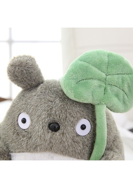 1 Adet 30 cm Sevimli Peluche Lotus Yaprak Totoro Peluş Oyuncaklar (Yurt Dışından)