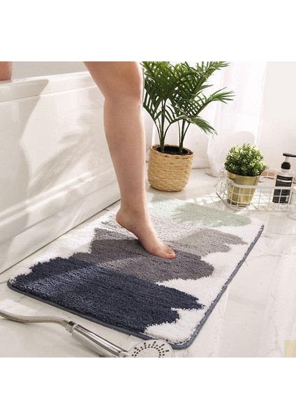 Sadelik Banyo Halı Nordic Su Emme Akın Anti Kayma Halı Giriş Yumuşak Mat Yatak Odası Ev Dekor Halılar | Banyo Paspasları (40 * 60 Cm) (Yurt Dışından) modelleri