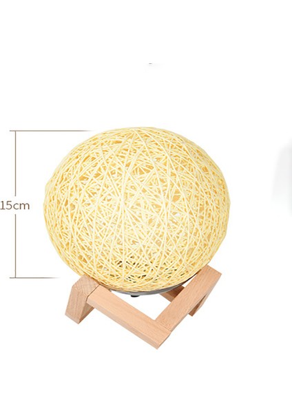 3 W LED Gece Lambası Sepak Takraw Lamba Eklentisi Yaratıcı Yıldızlı Gökyüzü Dileğiyle Masa Lambası Başucu Lambası Romantik Kız Net Kırmızı Hediye (Yurt Dışından)