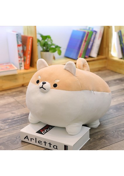 40 cm Sevimli Shiba Inu Köpek Peluş Oyuncak (Kahverengi) (Yurt Dışından)