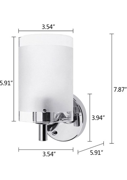2021 Yeni AC85 265 V E27 LED Duvar Işık Modern Cam Dekoratif Aydınlatma Aplik Fikstürü Lamba | LED Iç Duvar Lambaları (Yurt Dışından)