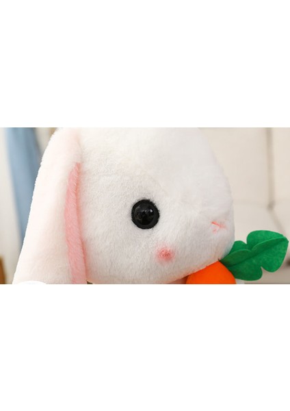 45 cm Sevimli Tavşan Peluş Yumuşak Oyuncak - Beyaz (Yurt Dışından) fiyatları