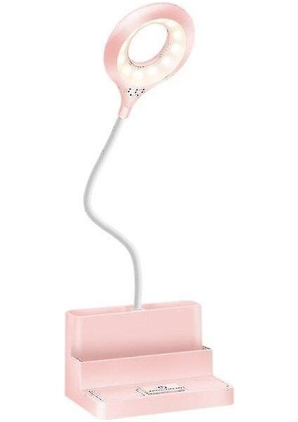 Lambalar 3 In1 LED USB Şarj Okuma Kitap Lambası Pembe (Yurt Dışından)