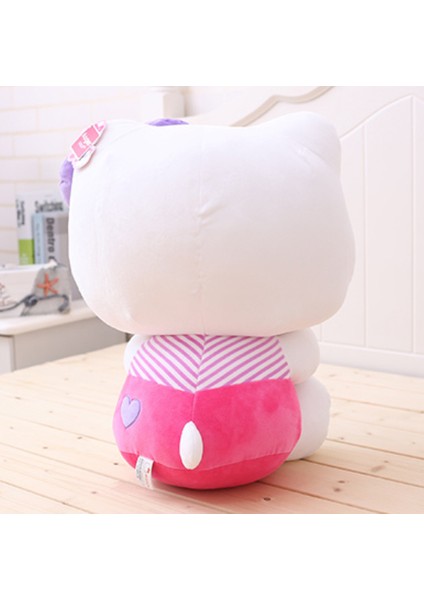 1 Adet 40 cm Sevimli Çilek Pembe Kedi Peluş Bebek Yaratıcı Apple Karikatür Hayvan Oyuncak Kız Ödülüçü Tatil Hediye Bebek Uyku Yastığı | Doldurulmuş ve peluş Hayvanlar (Mor) (Yurt Dışından)