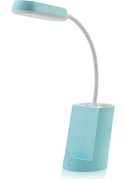 Masa Lambası Göz Bakımı Masa Lambaları, USB Şarj Bağlantı Noktası ile Kısılabilir Ofis Lambası, 3 Renk Modu, 3 Parlaklık Seviyeleri (Mavi) (Yurt Dışından) modelleri