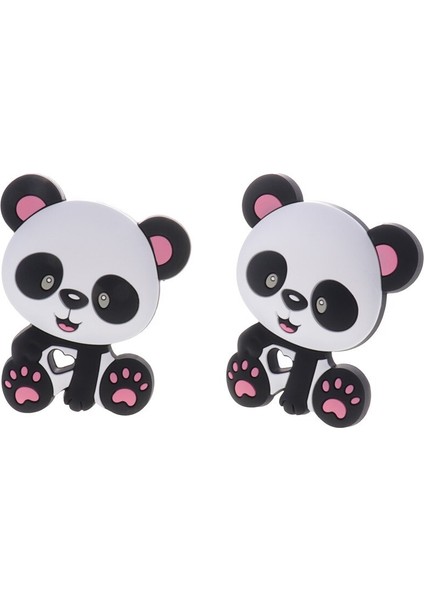 10 Adet Panda Silikon Bebek Diş Kaşıyıcı Bebek Diş Çıkarma Emzik Zincir Aksesuarları Diş Mönemi Gıda Sınıfı Kolye Yenidoğan Oyuncaklar | Bebek Dişçileri (Yurt Dışından)