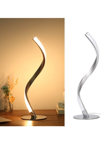 Lamba Yatak Lambası Masa Lambası Ev Aydınlatma Oturma Odası Spiral Romantik Modern Yatak Odası Dekoratif Gece Lambası | Masa Lambaları (Yurt Dışından)