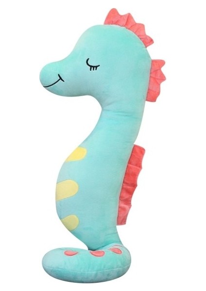 (Yeşil) 80 cm Dev Denizatı Peluş Oyuncaklar Renkli Yumuşak Doldurulmuş Peluş Bebek Kawaii Odası Dekor Karikatür Yastık Yastık Hediye Çocuklar Için | Peluş Yastıklar (Yurt Dışından)
