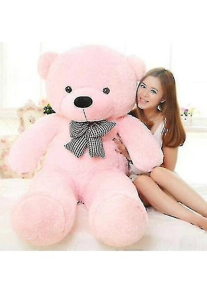 Pembe Doldurulmuş Dev Oyuncak Ayı Peluş Oyuncak (80CM) (Yurt Dışından)