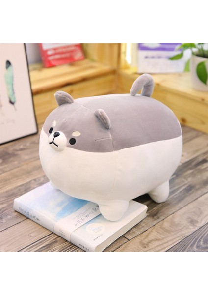 15.75 Inç Karikatür Hayvan Shiba Inu Peluş Oyuncak - Kahverengi (Yurt Dışından)