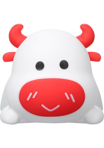 Tap Gece Lambası Çocuklar ve Bebek Için LED Inek Şekli Nightlight Nightlight Kablosuz Için Lambalar 7 Renkler Şarj Edilebilir WWO66 | LED Masa Lambaları (Yurt Dışından)
