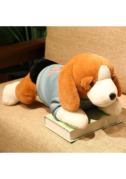 40 cm Kawaii Dolması Köpek Peluş Oyuncak Yalan Beagle Yavru Köpek Giysi ile Yumuşak Yastıklar Sevimli Hayvanlar Bebek Bebek Kız Doğum Günü Hediyesi | Doldurulmuş ve peluş Hayvanlar (Yurt Dışından)