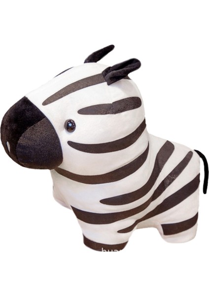 1 Adet 40 cm Karikatür Zebra Peluş Oyuncak Sevimli Ayakta Hayvan At Dolması Bebek Bebek Erkek Kız Hediye | Doldurulmuş ve peluş Hayvanlar (Yurt Dışından)