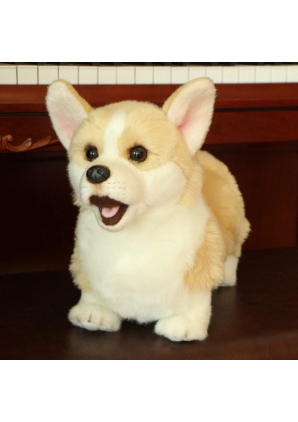 Bebek Peluş Oyuncak Peluş Kısa Bacaklı Corgi Köpek Simülasyon Köpek Hayvan Oyuncaklar (Yurt Dışından)