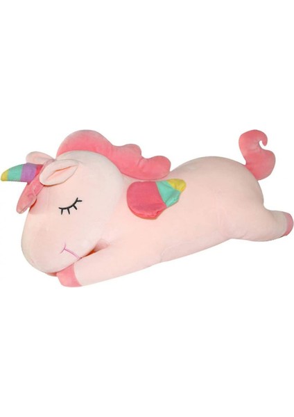 Tek Boynuzlu At Hayvan Peluş Oyuncak - Pembe (Yurt Dışından)
