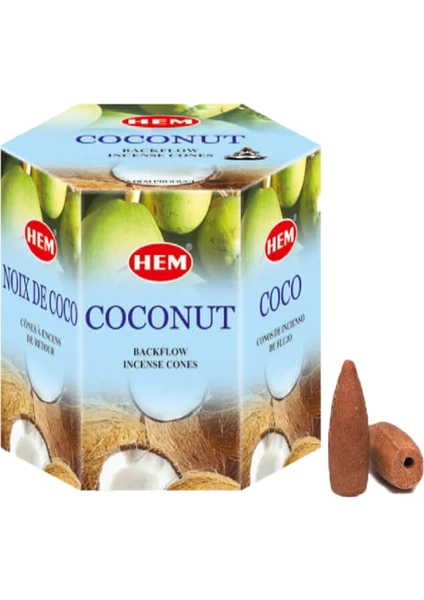 My Home Hediyelik Coconout Back Flow (Geri Akışlı) Cones