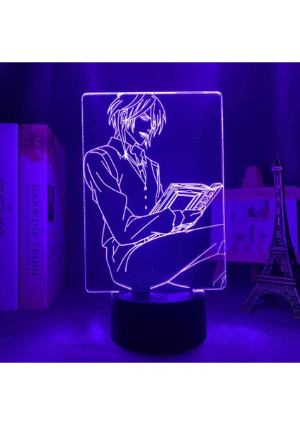 Psycho Pass Shougo Makishima Anime 3D İllüzyon Gece Lambası Lambası (Yurt Dışından)