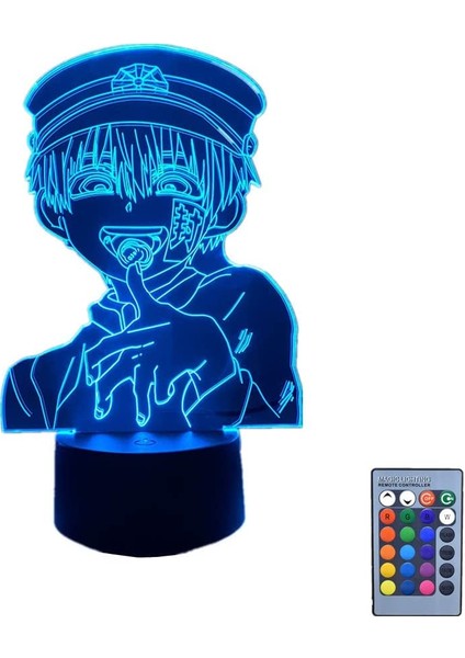 3D İllüzyon Anime Lambası İçin - Tuvalete Bağlı Hanako-Kun (Yurt Dışından)