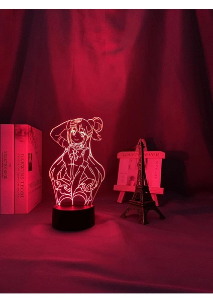 3D Lamba Akrilik Anime LED Işık Konosuba Aqua Çocuklar (Yurt Dışından) fırsatları