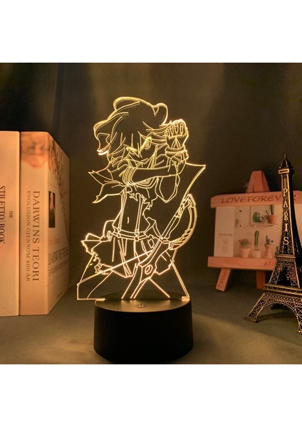-Anime Kill La Kill Ryuko Matoi İçin Youhediyeler LED Gece Lambası (Yurt Dışından)