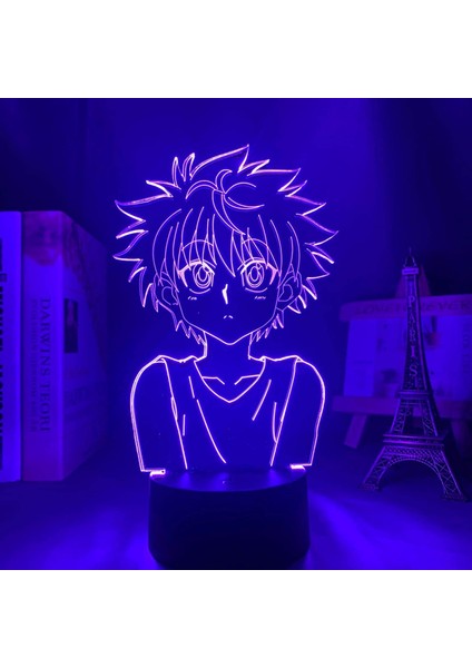 Anime Hunter x Hunter Killua Manga Yatak Odası 3D Işık (Yurt Dışından)