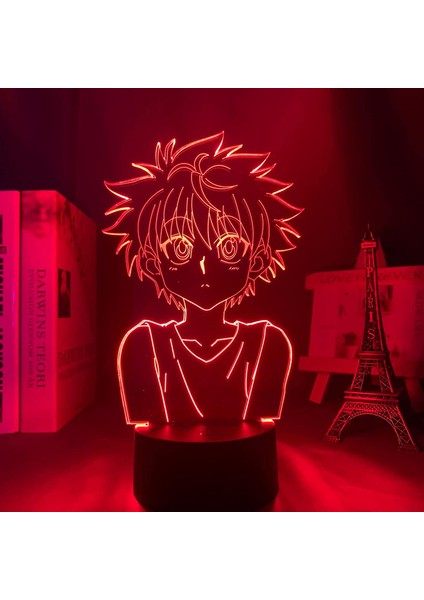 Anime Hunter x Hunter Killua Manga Yatak Odası 3D Işık (Yurt Dışından) fırsatları
